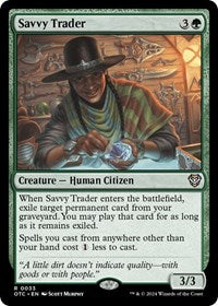 Savvy Trader (33) [Commander: Outlaws of Thunder Junction]