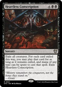 Heartless Conscription (21) [Commander: Outlaws of Thunder Junction]