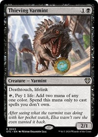 Thieving Varmint (23) [Commander: Outlaws of Thunder Junction]