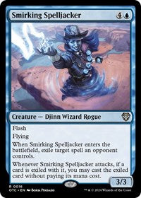 Smirking Spelljacker (16) [Commander: Outlaws of Thunder Junction]