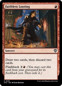Faithless Looting (165) [Commander: Outlaws of Thunder Junction]