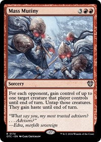 Mass Mutiny (174) [Commander: Outlaws of Thunder Junction]