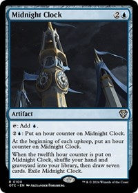 Midnight Clock (100) [Commander: Outlaws of Thunder Junction]