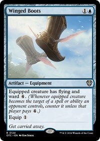 Winged Boots (124) [Commander: Outlaws of Thunder Junction]