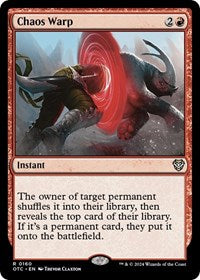 Chaos Warp (160) [Commander: Outlaws of Thunder Junction]