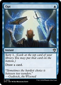 Opt (104) [Commander: Outlaws of Thunder Junction]