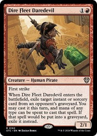 Dire Fleet Daredevil (162) [Commander: Outlaws of Thunder Junction]