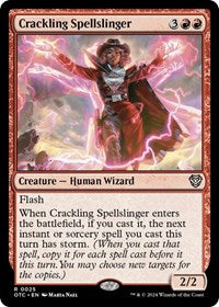 Crackling Spellslinger (25) [Commander: Outlaws of Thunder Junction]