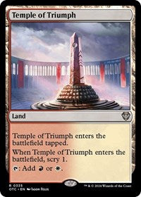 Temple of Triumph (335) [Commander: Outlaws of Thunder Junction]
