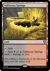 Sulfurous Springs (323) [Commander: Outlaws of Thunder Junction]