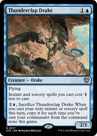 Thunderclap Drake (17) [Commander: Outlaws of Thunder Junction]
