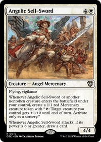 Angelic Sell-Sword (10) [Commander: Outlaws of Thunder Junction]