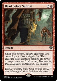 Dead Before Sunrise (26) [Commander: Outlaws of Thunder Junction]