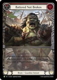 Battered Not Broken - LGS255 (LGS255) [Flesh and Blood: Promo Cards]