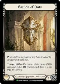 Bastion of Duty - LGS206 (LGS206) [Flesh and Blood: Promo Cards]