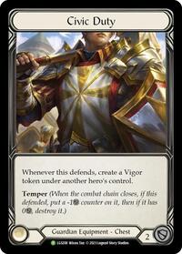 Civic Duty - LGS208 (LGS208) [Flesh and Blood: Promo Cards]
