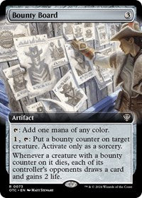 Bounty Board (Extended Art) (73) [Commander: Outlaws of Thunder Junction]