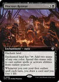 Discreet Retreat (Extended Art) (56) [Commander: Outlaws of Thunder Junction]