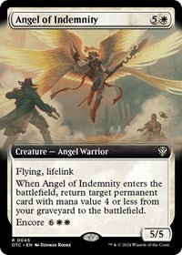 Angel of Indemnity (Extended Art) (45) [Commander: Outlaws of Thunder Junction]