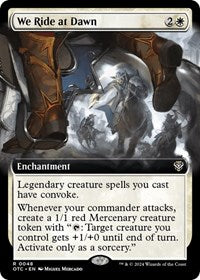 We Ride at Dawn (Extended Art) (48) [Commander: Outlaws of Thunder Junction]