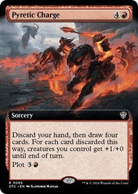 Pyretic Charge (Extended Art) (65) [Commander: Outlaws of Thunder Junction]