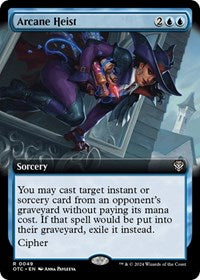 Arcane Heist (Extended Art) (49) [Commander: Outlaws of Thunder Junction]