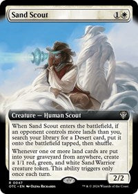 Sand Scout (Extended Art) (47) [Commander: Outlaws of Thunder Junction]
