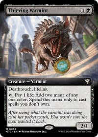 Thieving Varmint (Extended Art) (59) [Commander: Outlaws of Thunder Junction]