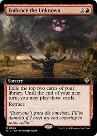 Embrace the Unknown (Extended Art) (64) [Commander: Outlaws of Thunder Junction]