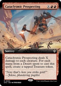 Cataclysmic Prospecting (Extended Art) (60) [Commander: Outlaws of Thunder Junction]