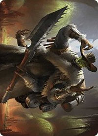 Hardbristle Bandit Art Card (13) [Art Series: Outlaws of Thunder Junction]