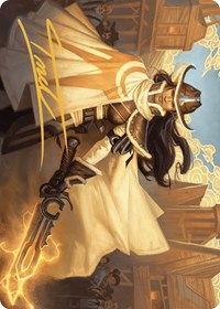 Omenport Vigilante Art Card (Gold-Stamped Signature) (3) [Art Series: Outlaws of Thunder Junction]