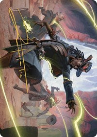 Lilah, Undefeated Slickshot Art Card (Gold-Stamped Signature) (26) [Art Series: Outlaws of Thunder Junction]