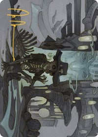 Tinybones Joins Up Art Card (Gold-Stamped Signature) (9) [Art Series: Outlaws of Thunder Junction]