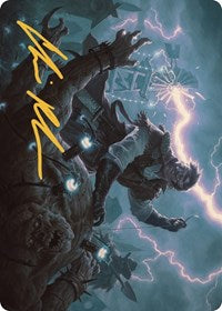 Geralf, the Fleshwright Art Card (Gold-Stamped Signature) (5) [Art Series: Outlaws of Thunder Junction]