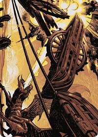 Cruel Ultimatum Art Card (Gold-Stamped Signature) (43) [Art Series: Outlaws of Thunder Junction]