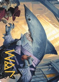 Loan Shark Art Card (Gold-Stamped Signature) (6) [Art Series: Outlaws of Thunder Junction]