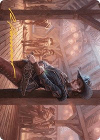 Marchesa, Dealer of Death Art Card (Gold-Stamped Signature) (27) [Art Series: Outlaws of Thunder Junction]