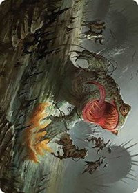 The Gitrog, Ravenous Ride Art Card (22) [Art Series: Outlaws of Thunder Junction]
