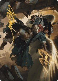 Archangel of Tithes Art Card (Gold-Stamped Signature) (1) [Art Series: Outlaws of Thunder Junction]