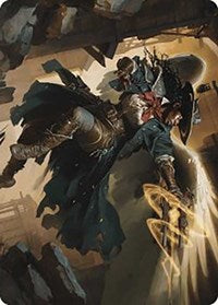 Archangel of Tithes Art Card (1) [Art Series: Outlaws of Thunder Junction]