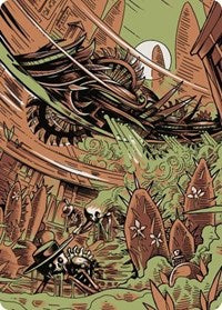 Contagion Engine Art Card (50) [Art Series: Outlaws of Thunder Junction]