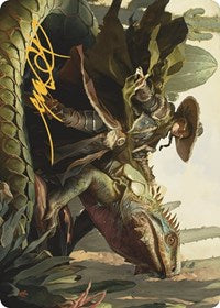 Outcaster Trailblazer Art Card (Gold-Stamped Signature) (14) [Art Series: Outlaws of Thunder Junction]