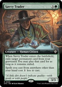 Savvy Trader (Extended Art) (69) [Commander: Outlaws of Thunder Junction]