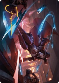 Slick Sequence Art Card (Gold-Stamped Signature) (33) [Art Series: Outlaws of Thunder Junction]