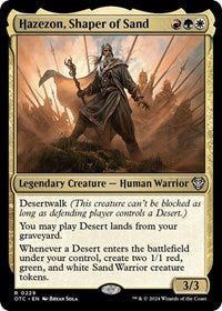 Hazezon, Shaper of Sand (229) [Commander: Outlaws of Thunder Junction]
