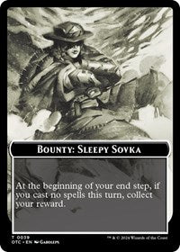 Bounty: Sleepy Sovka // Bounty Rules Double-Sided Token (39) [Commander: Outlaws of Thunder Junction]