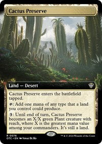 Cactus Preserve (Extended Art) (76) [Commander: Outlaws of Thunder Junction]