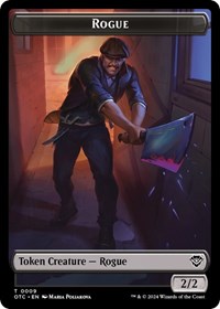 Rogue // The Monarch Double-Sided Token (9 // 29) [Commander: Outlaws of Thunder Junction]