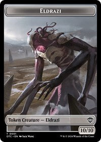 Eldrazi // Clue Double-Sided Token (1 // 16) [Commander: Outlaws of Thunder Junction]